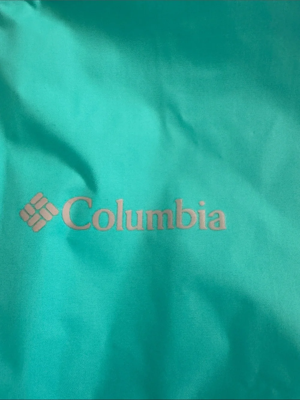 Columbia Teal Outdoor Jacket with Logo